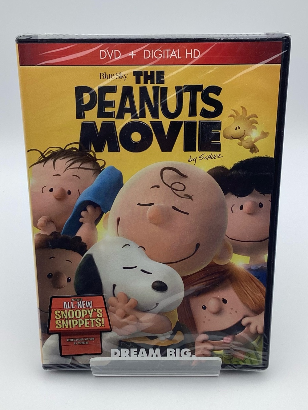 The Peanuts Movie 2016 DVD Charlie Brown Snoopy Dream Big Movie